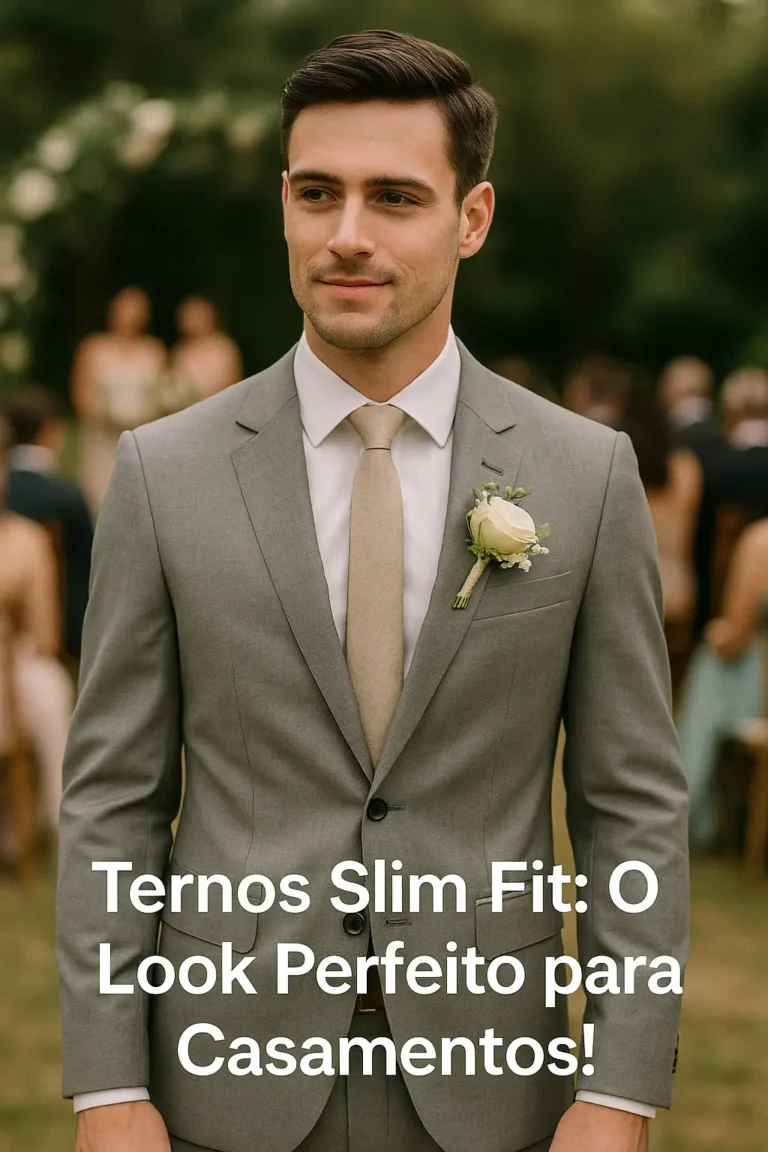 Ternos Slim Fit